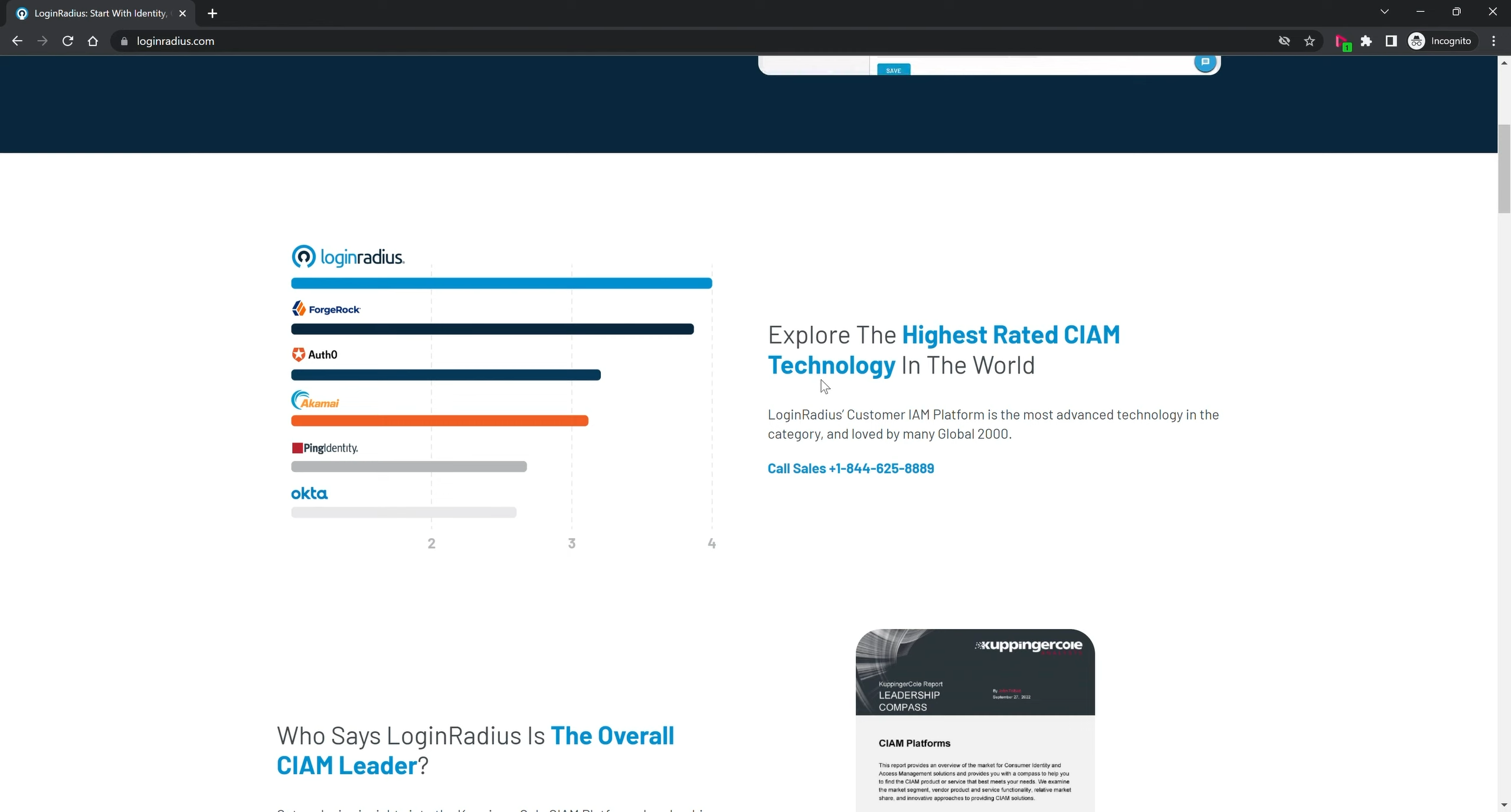 LoginRadius.com Screenshot