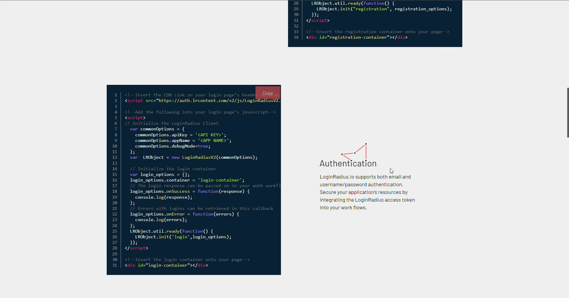 LoginRadius.io Screenshot