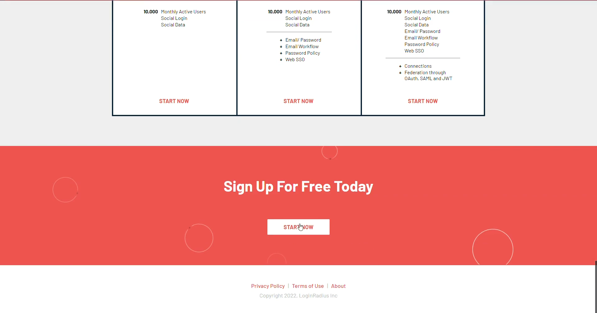 LoginRadius.io Screenshot