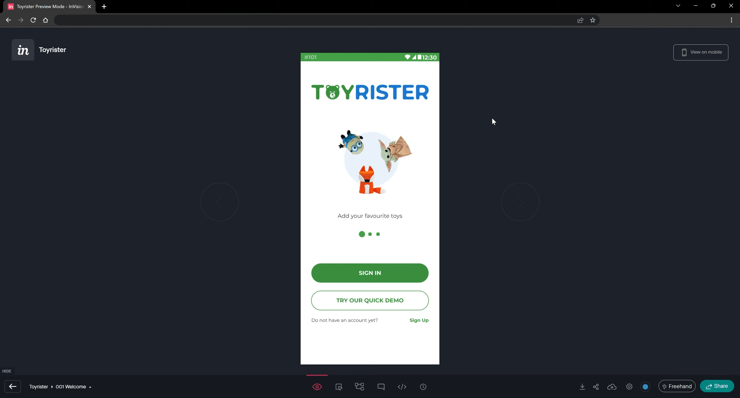 Toyrister Screenshot